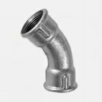 SHA fig.41 CURVA 45° FF 4 ZINC