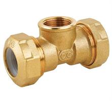 CAV RACC. TEE FEM. d.25x3/4x25 C/ANELL.ACETAL. art.G006002