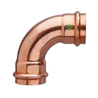 FRB 9002 CURVA 90° d.22 FF. RAME SOLARPRESS art.HT9002022022000