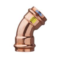 FRB 9041 CURVA 45° d.28 FF RAME PRESS art.RS9041028028000