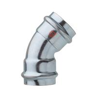 FRB C41 CURVA 45° d.22 FF CARB. PRESS art.ZC0041022022000