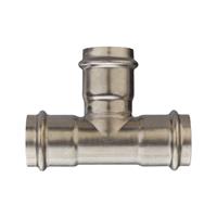 FRB X130 TEE d.28 PRESS-INOX 316 art.ZX0130028028028