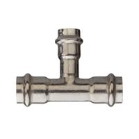 FRB X131 TEE RIDOT. d.42x28x42 FFF PRESS-INOX art.ZX0131042028042