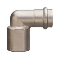 FRB XF90 GOMITO 1x28 F/FIL.F. PRESS-INOX art.ZX0F90B01028000